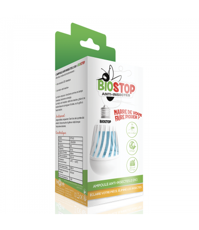 Lampe solaire anti-moustiques Biostop