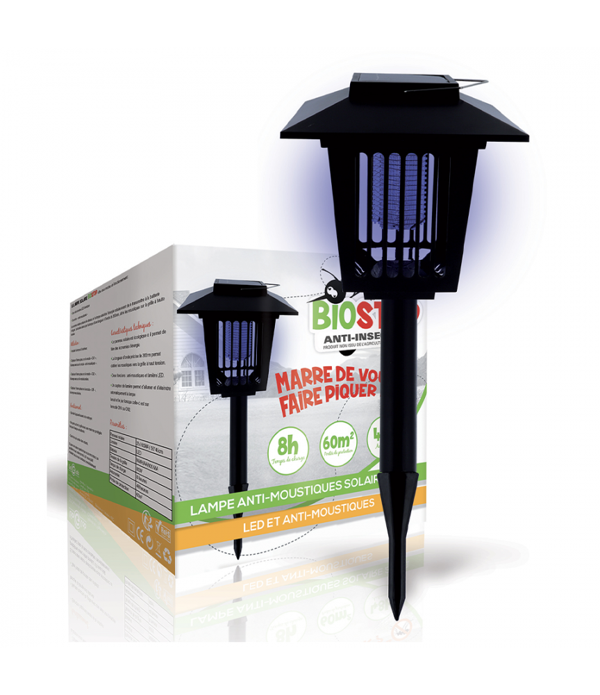LAMP 5 Grill'Insectes lanterne Solaire