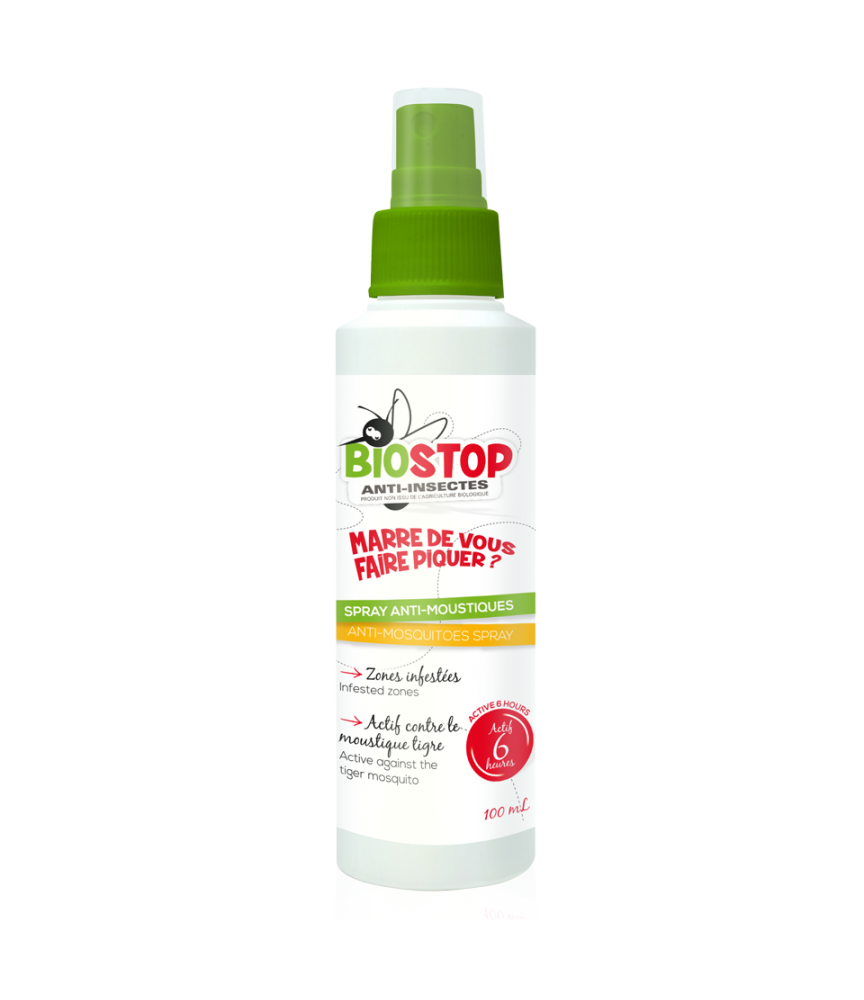 Spray Anti-Insectes 100ml Biostop