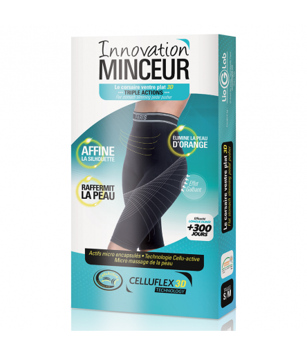 Corsaire Ventre Plat Minceur 3D Triple Actions Celluflex Technology