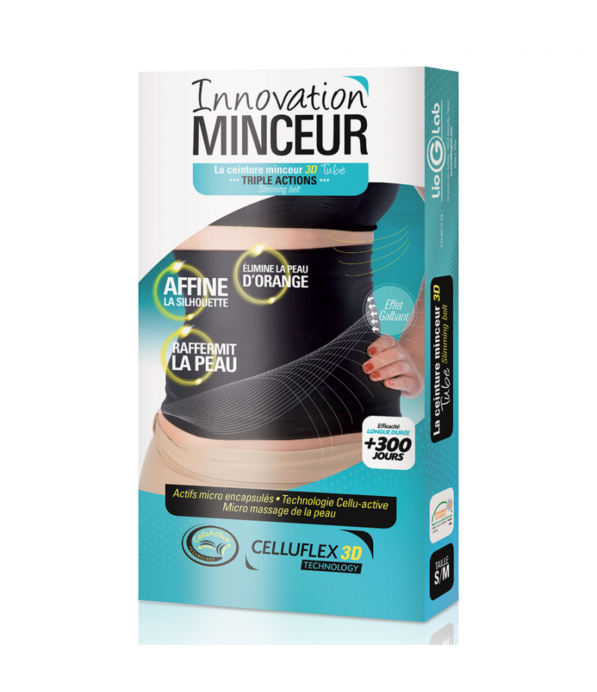 Ceinture Tube Minceur 3D Triple Actions Celluflex Technology Ceinture Tube Minceur 3D Triple Actions Celluflex Technology