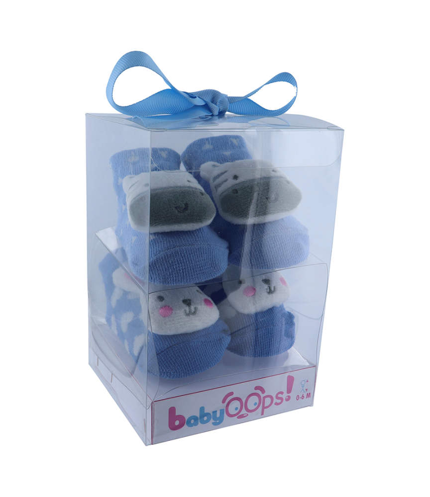 Chaussettes Bébé 0-9 mois Zèbre Lapin BabyOops