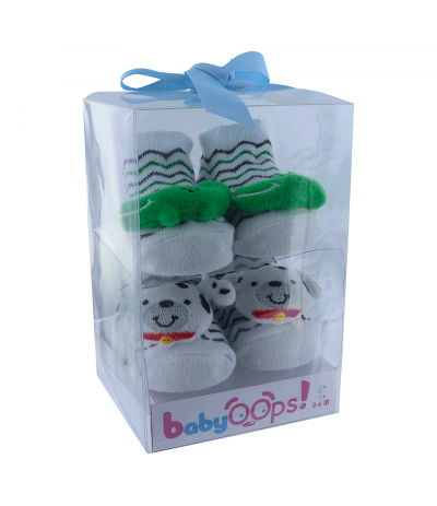 Chaussettes Bébé 0-9 mois Crocodile Chien BabyOops