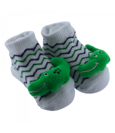 Chaussettes Bébé 0-9 mois Crocodile Chien BabyOops