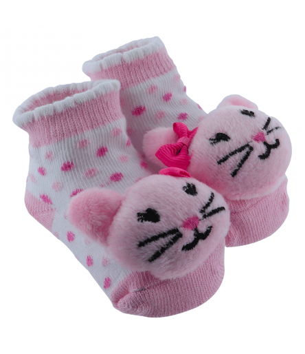 2 PAIRES DE CHAUSSETTES BÉBÉ 6-12 MOIS VACHE