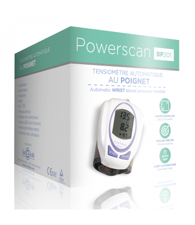 Tensiomètre automatique au poignet BP201 Powerscan