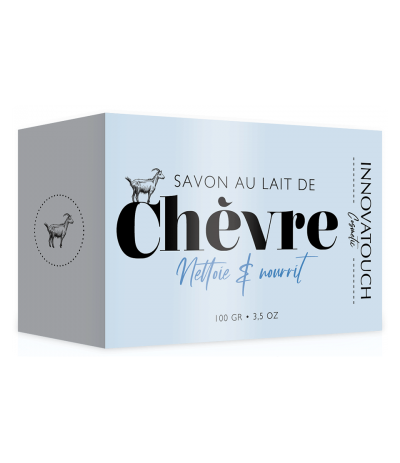 Savon nourrissant au lait de Chèvre 100g Innovatouch Cosmetic