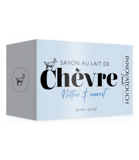 Savon nourrissant au lait de Chèvre 100g Innovatouch Cosmetic