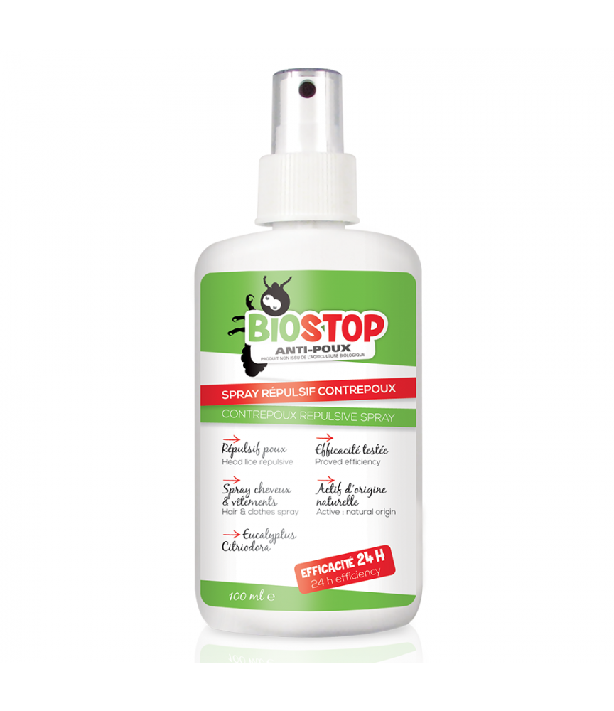 Spray répulsif anti-poux 100ml au meilleur prix