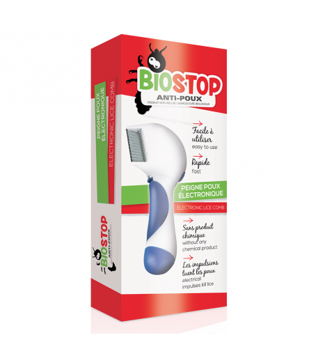 Peigne poux électronique BIOSTOP