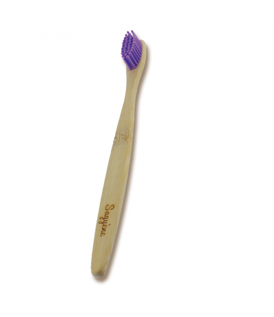 Brosse à dents Bambou Violet Sagyène