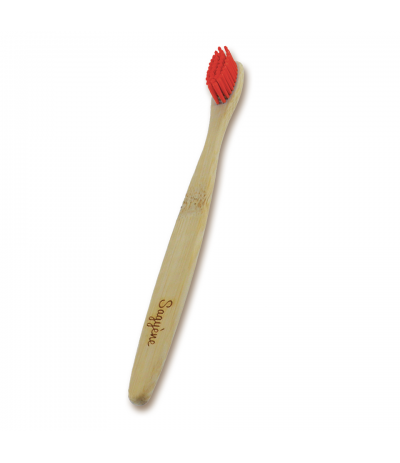 Brosse à dents Bambou Rouge Sagyène