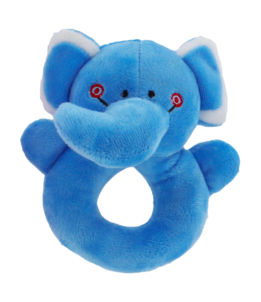 Kit Hochet Eléphant bleu BabyOops