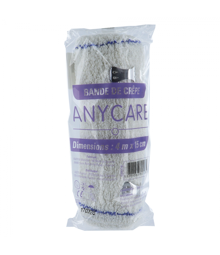 Bande de crêpe 4m x 15cm Anycare