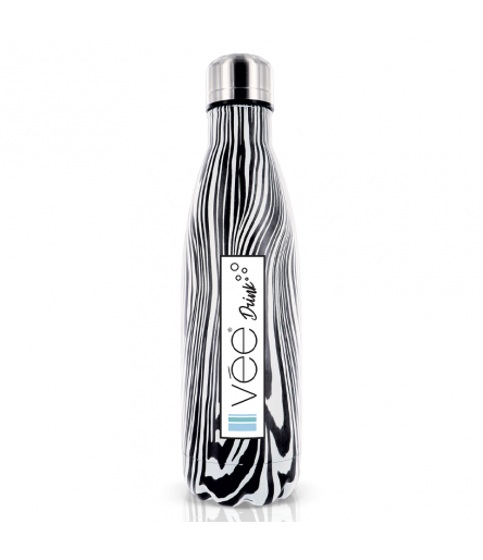 Bouteille Isotherme Zèbre Vée Drink 500ml - gourde écologique - bouteille isotherme écologique