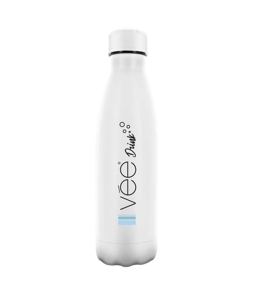 Bouteille Isotherme Blanc Vée Drink 500ml - Gourde écologique