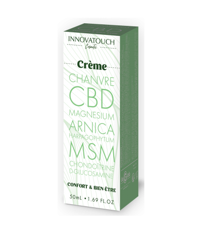 Crème Confort et Bien-être CBD 50ml Innovatouch Cosmetic