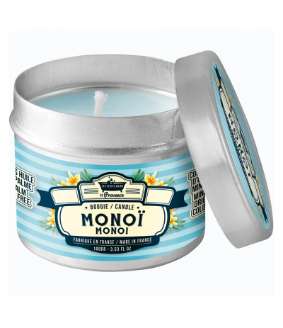 Bougie 100 g Monoï -  PETITS BAINS DE PROVENCE