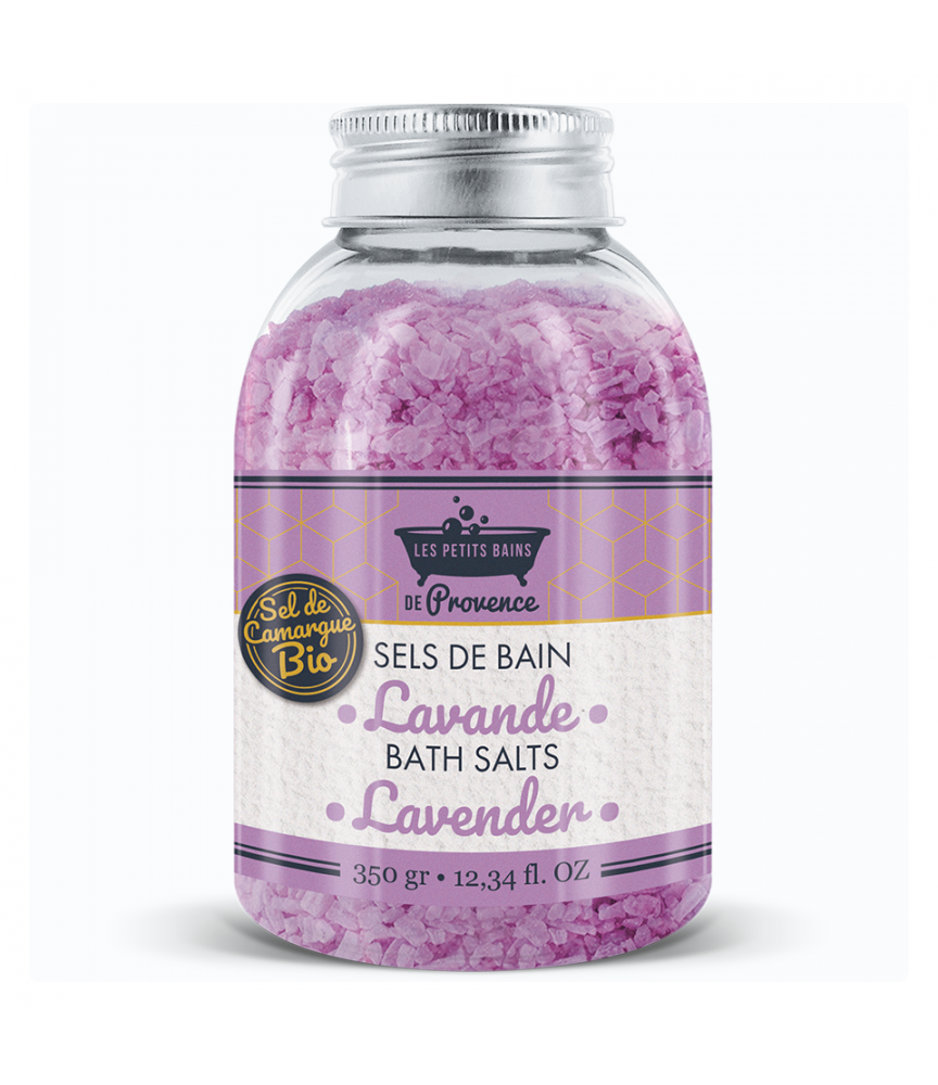 Sel de bain Lavande 310 G - Les Petits Bains de Provence