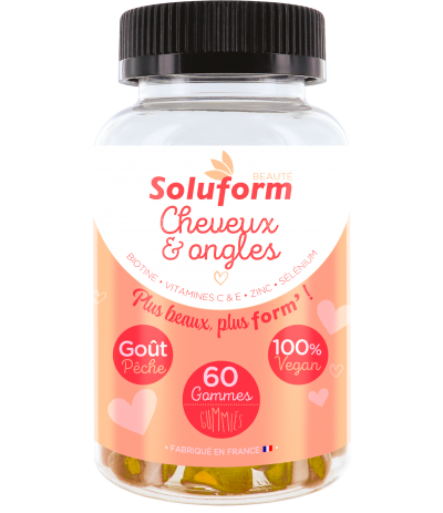 Gummies Soluform Cheveux & Ongles - complément alimenaitre