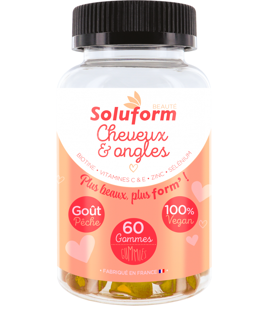 Gummies Soluform Cheveux & Ongles - complément alimenaitre