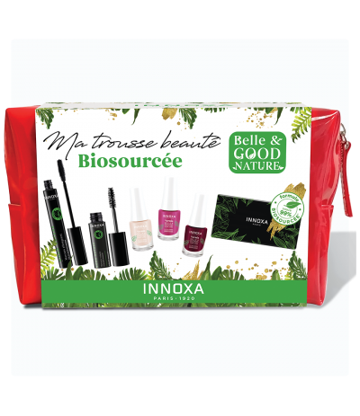 Idée cadeau Originale Une trousse Beauté Maquillage Innoxa Biosourcée Belle & Good Nature