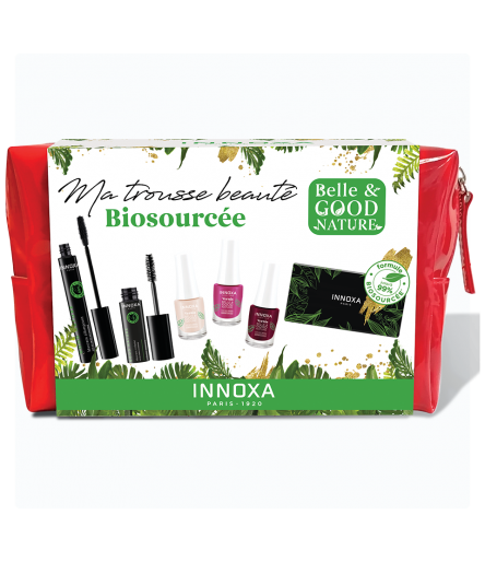 Idée cadeau Originale Une trousse Beauté Maquillage Innoxa Biosourcée Belle & Good Nature