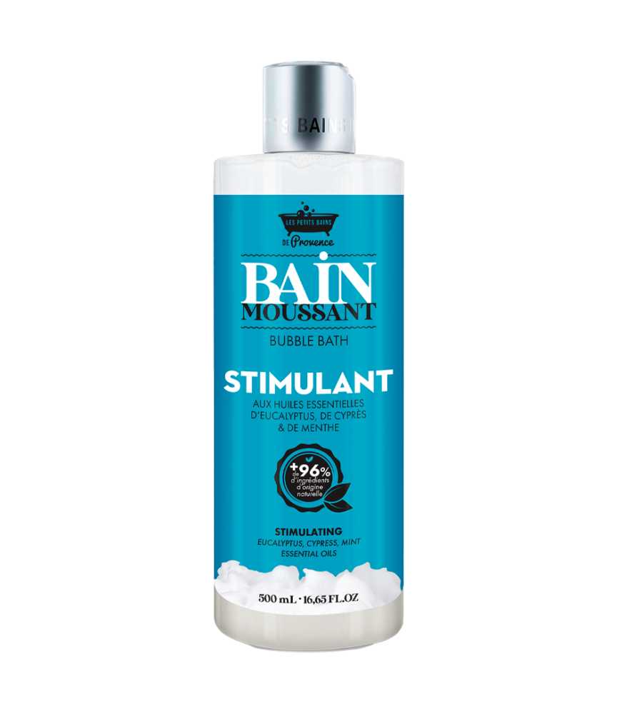 Image Bain moussant Stimulant 500ml Les Petits Bains de Provence - La malle au trésor