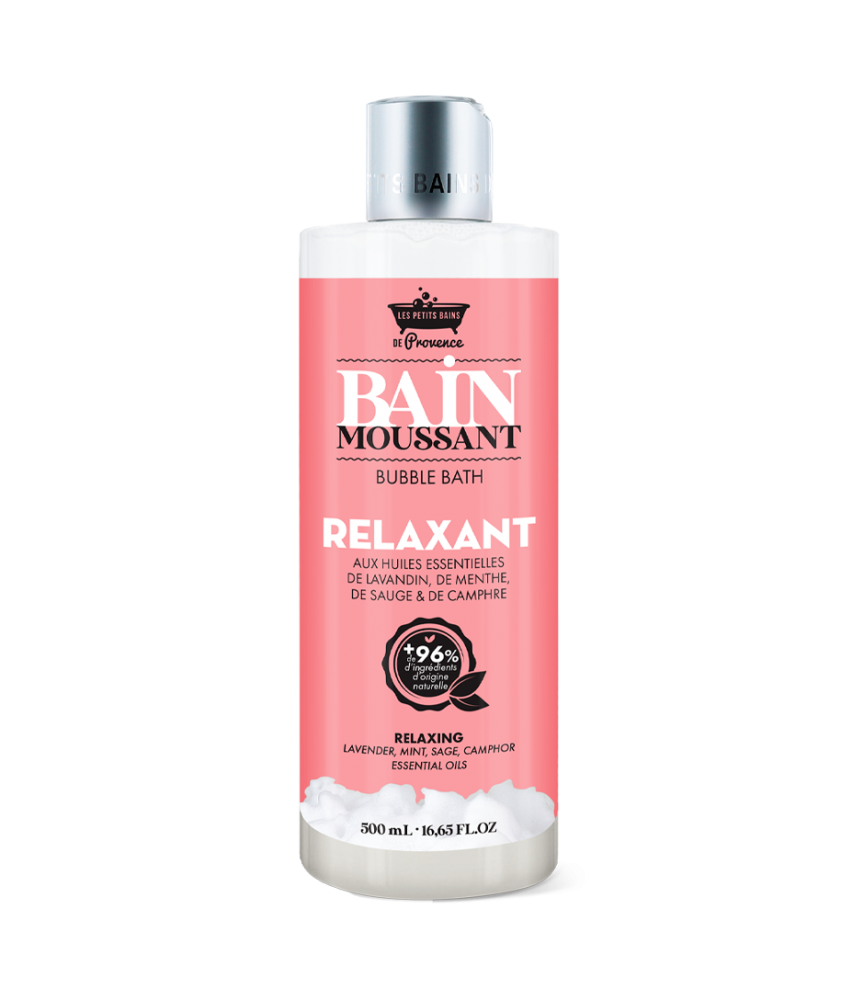 Bain Moussant RELAXANT 500mL - Les Petits Bains de Provence