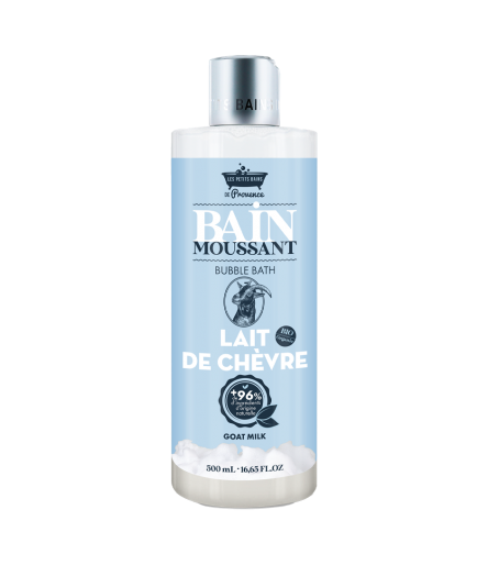 Image Bain moussant Lait de Chèvre 500ml Les Petits Bains de Provence - La malle au trésor