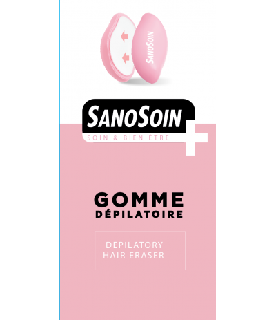 Gomme dépilatoire Rose- SanoSoin - boite