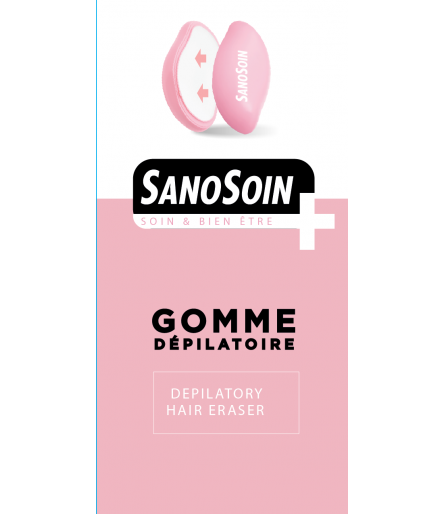 Gomme dépilatoire Rose- SanoSoin - boite