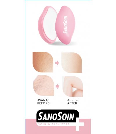 Gomme dépilatoire Rose- SanoSoin effet