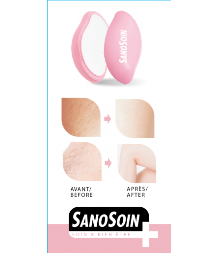 Gomme dépilatoire Rose- SanoSoin effet