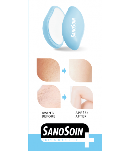 Gomme dépilatoire Bleu - SanoSoin - Effet