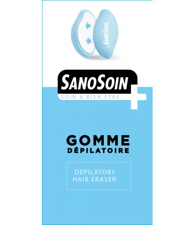 Gomme dépilatoire Bleu - SanoSoin - Boite