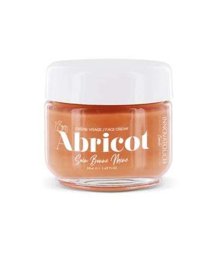 Pot de la crème visage abricot Innovatouch cosmetic !