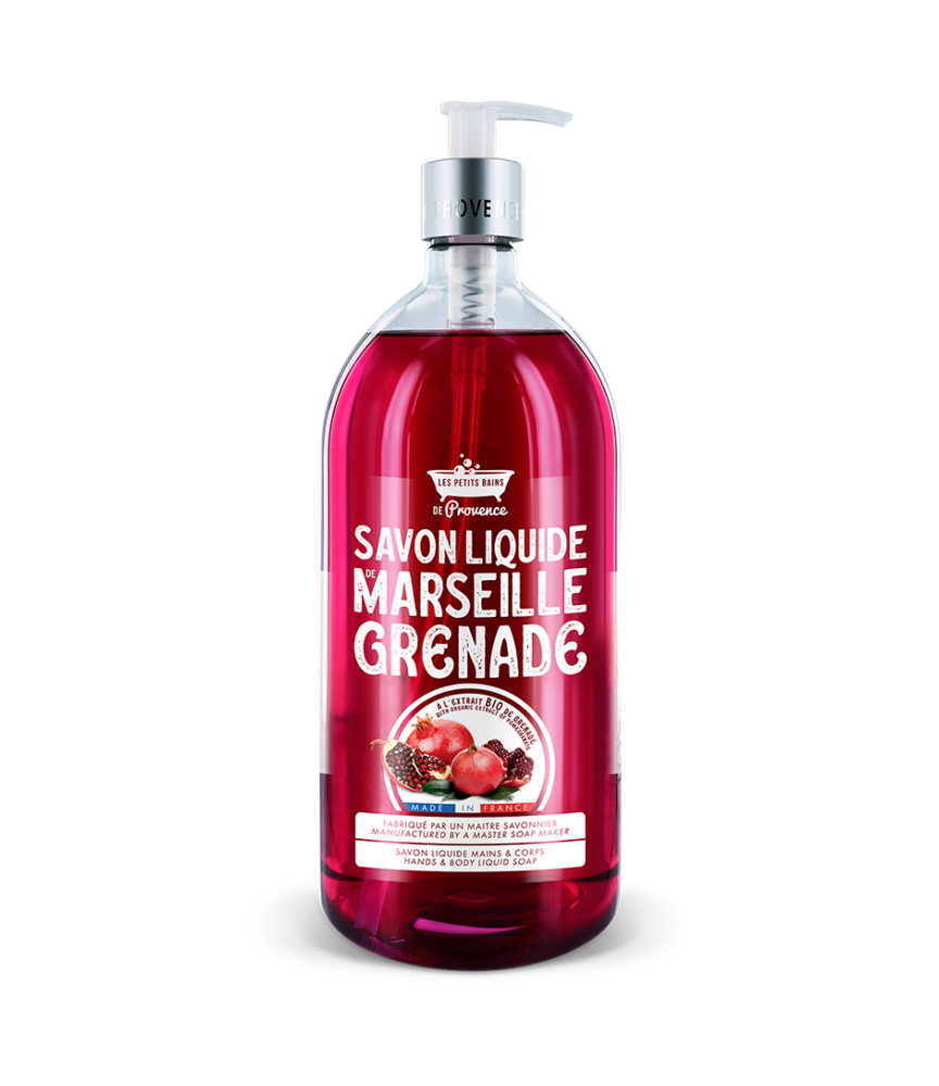 Savon liquide Grenade 1L Les Petits Bains de Provence