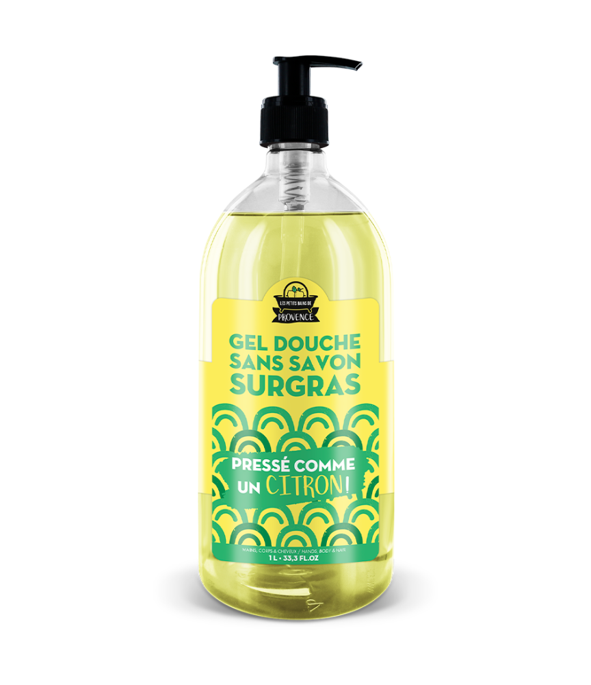 Gel douche 1L Pressé comme un Citron série limitée