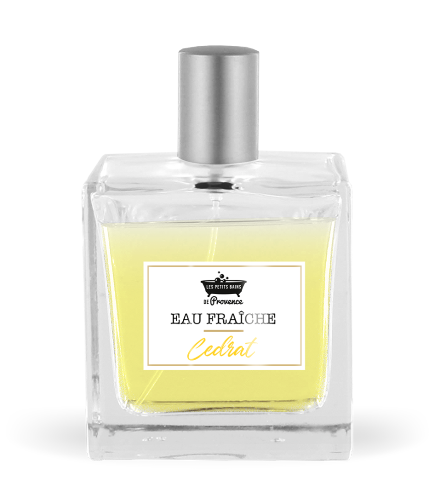 Eau Fraiche Cédrat 100ml - Les Petits Bains de Provence