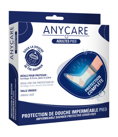 Protection de douche Imperméable Adultes Pied - Anycare