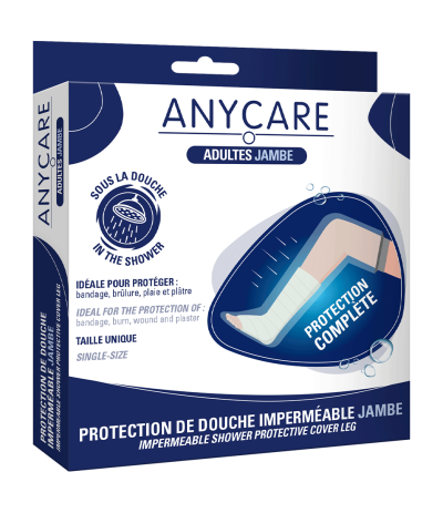 Protection de douche Imperméable Adultes Jambe- Anycare