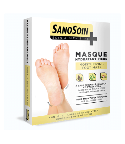 Masque hydratant pieds - SanoSoin