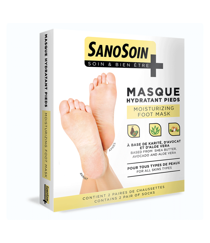 Masque hydratant pieds - SanoSoin