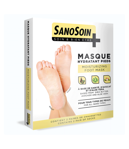 Masque hydratant pieds - SanoSoin