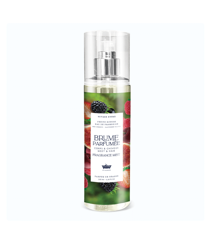 Brume Parfumée Fruits Rouges Eau de Framboise 250ml - Les Petits Bains de Provence Brume Parfumée Fruits Rouges Eau de Framboise 250ml - Les Petits Bains de Provence
