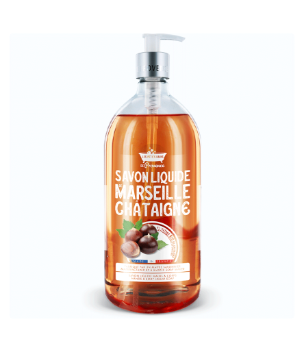 Savon liquide 1L Châtaigne Les Petits Bains de Provence