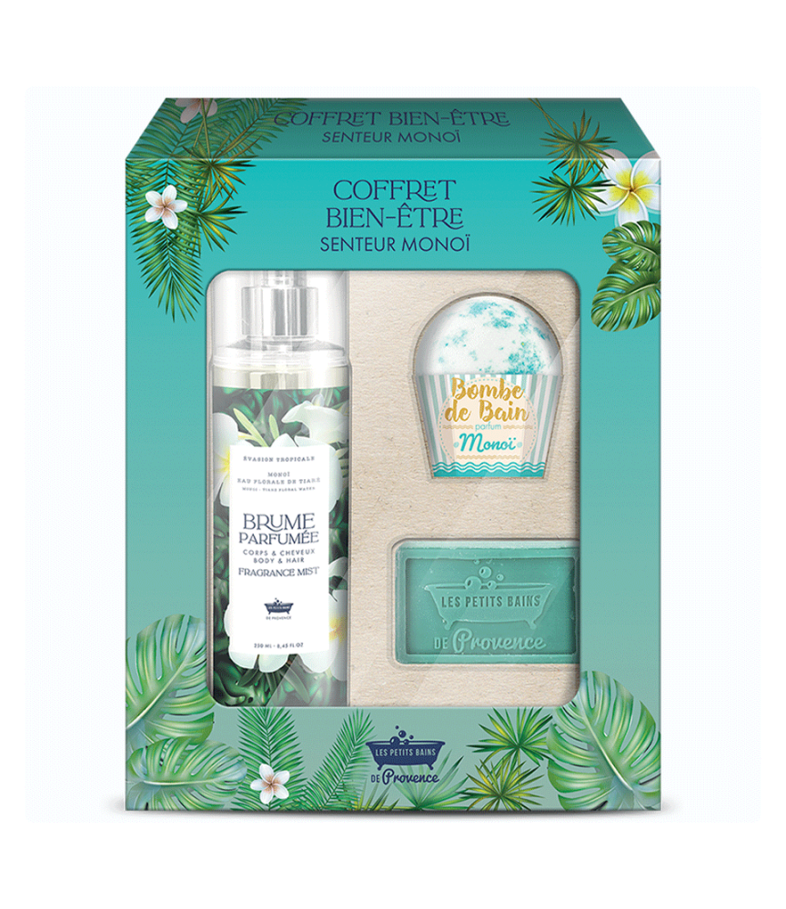 Coffret Bien-être monoi - Les Petits Bains de Provence