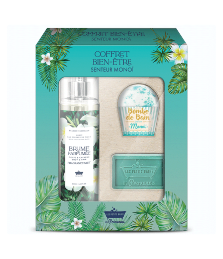 Coffret Bien-être monoi - Les Petits Bains de Provence