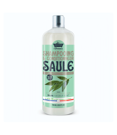 Shampooing 2en1 saule - Les petits Bains de Provence - pour cuir chevelu à pellicules